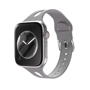 Editors Choice Apple Watch Slim Silicone Strap (Gray)  Ends Soon!