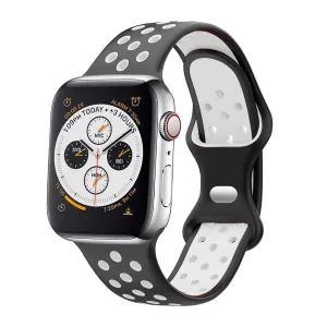 Editors Choice Apple Watch Sport Strap Classic (Black/White)  Today Only!