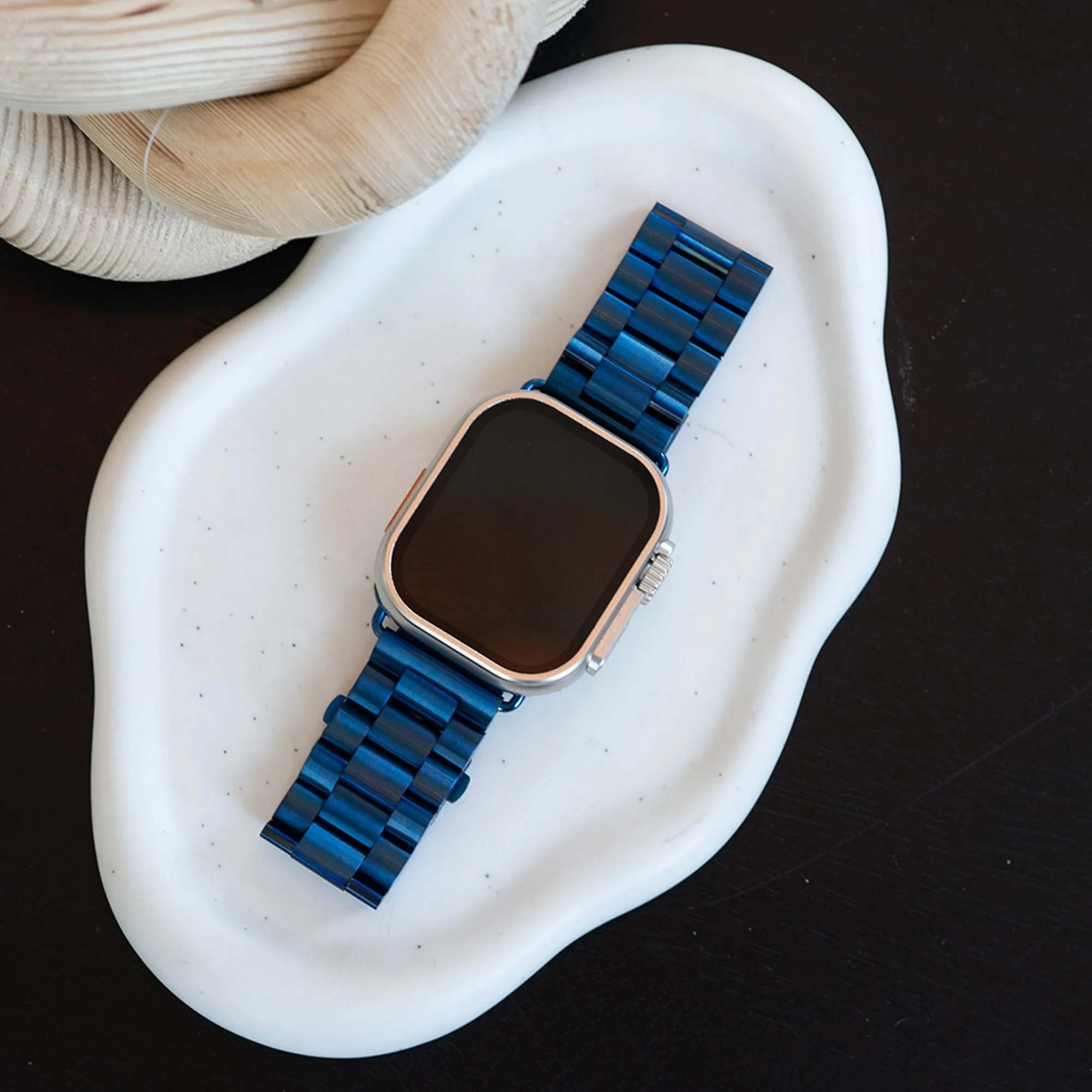 Editors Choice Apple Watch Steel Strap (Blue)  Almost Sold Out!