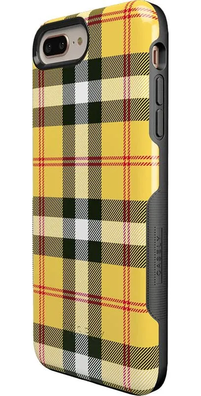 Editors Choice As if! | Yellow Plaid iPhone Case  Going Fast!