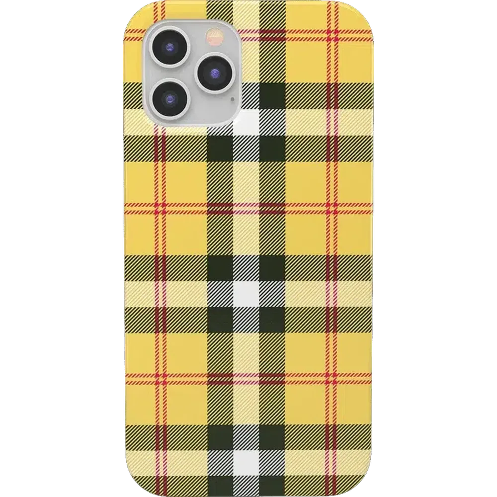 Editors Choice As if! | Yellow Plaid iPhone Case  Going Fast!