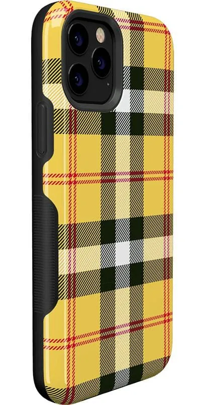 Editors Choice As if! | Yellow Plaid iPhone Case  Going Fast!