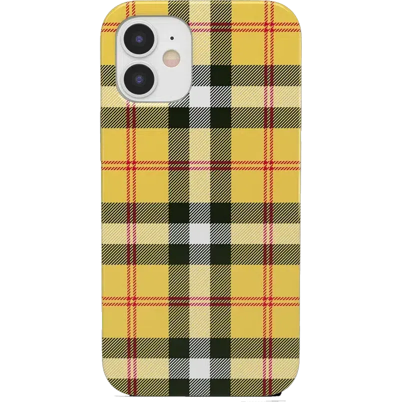 Editors Choice As if! | Yellow Plaid iPhone Case  Going Fast!