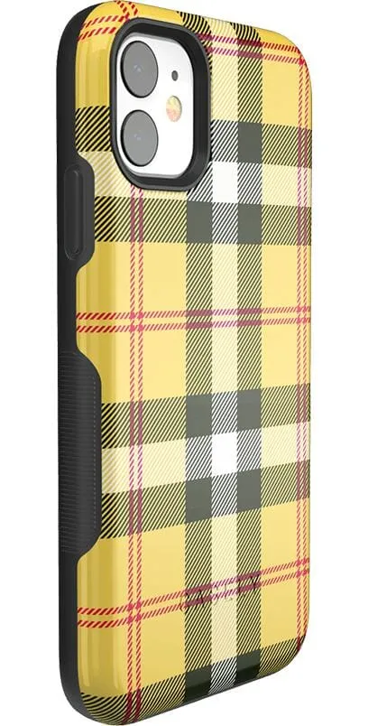 Editors Choice As if! | Yellow Plaid iPhone Case  Going Fast!