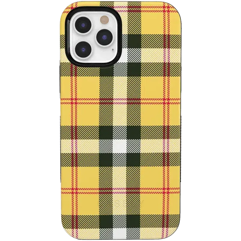Editors Choice As if! | Yellow Plaid iPhone Case  Going Fast!
