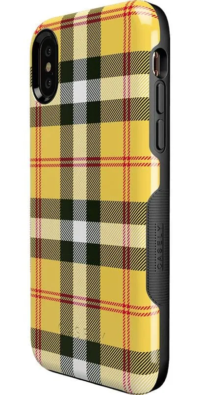 Editors Choice As if! | Yellow Plaid iPhone Case  Going Fast!