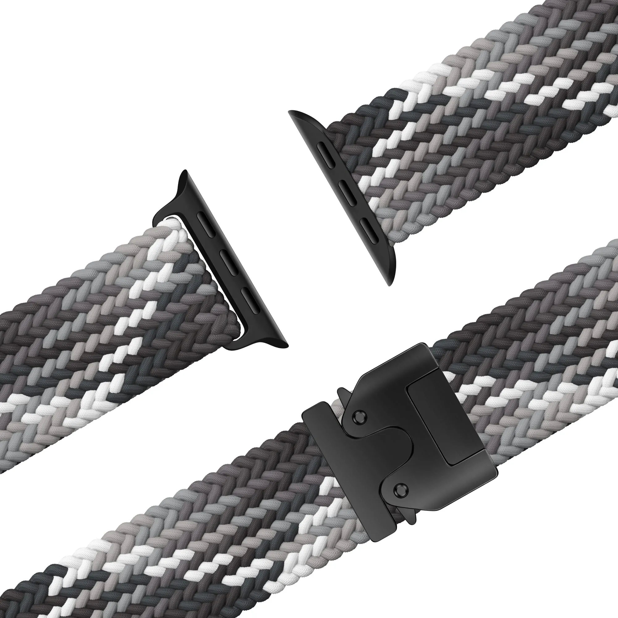 Editors Choice Bandz Apple Watch Braided Nylon Strap with P-Buckle (Mandala Black)  Today Only!