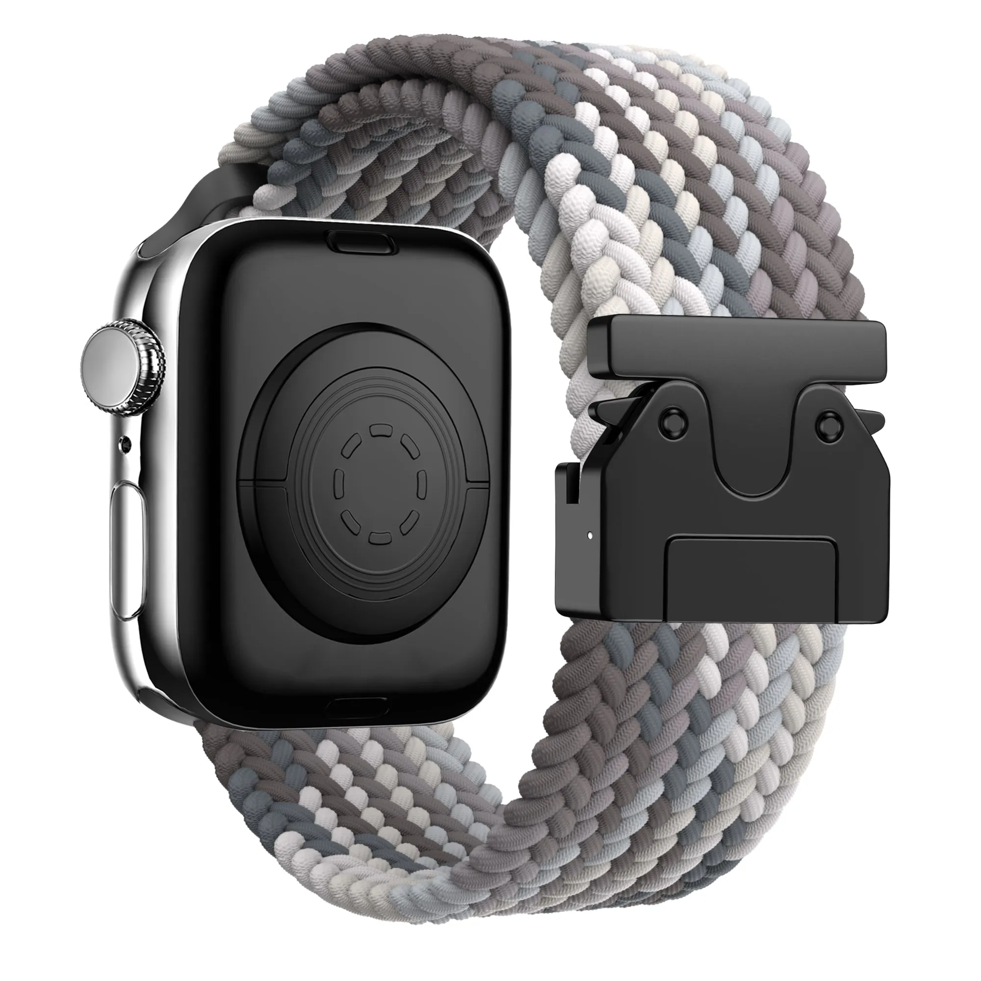 Editors Choice Bandz Apple Watch Braided Nylon Strap with P-Buckle (Mandala Black)  Today Only!