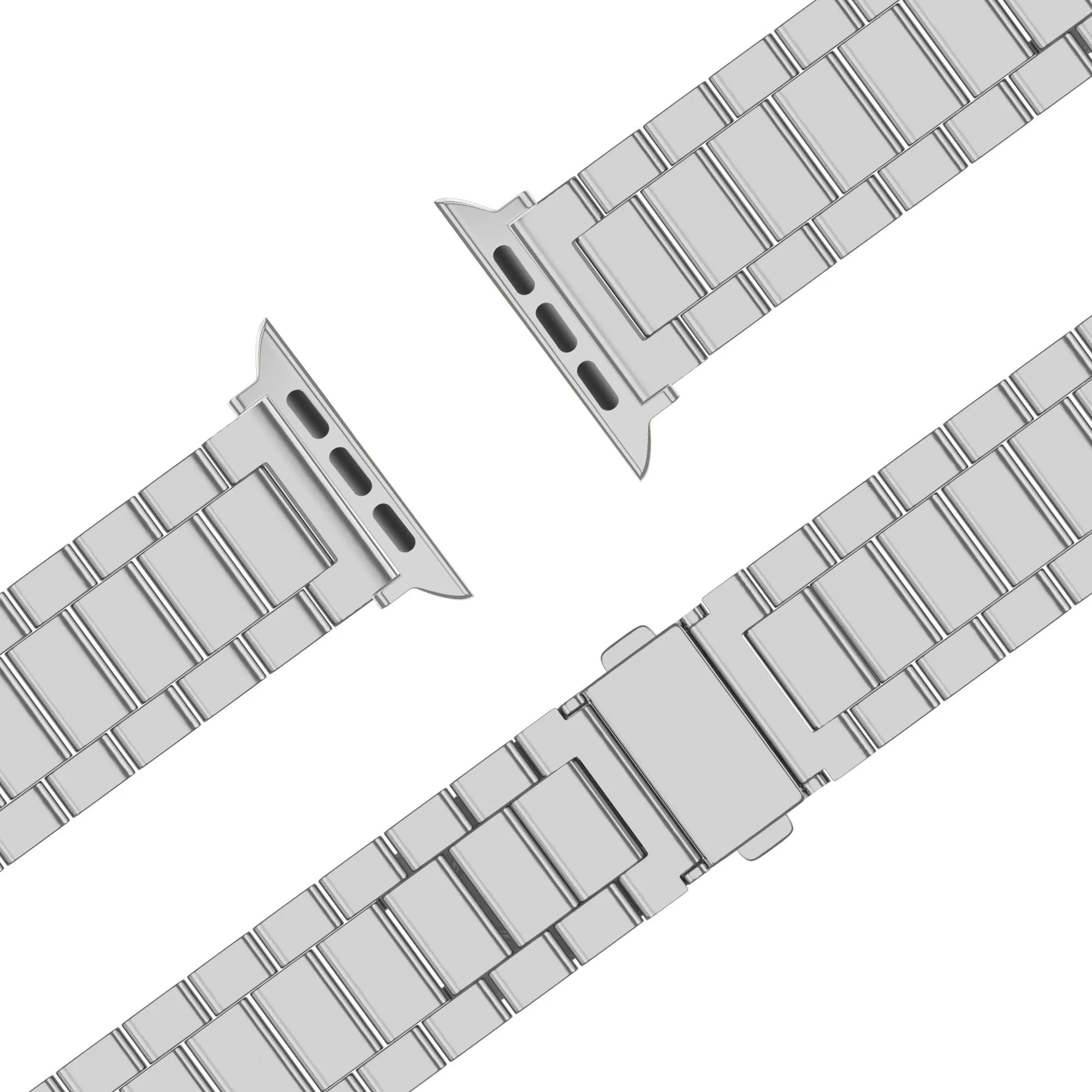 Editors Choice Bandz Apple Watch Steel Strap 'Classic' (Silver)  Last Chance!