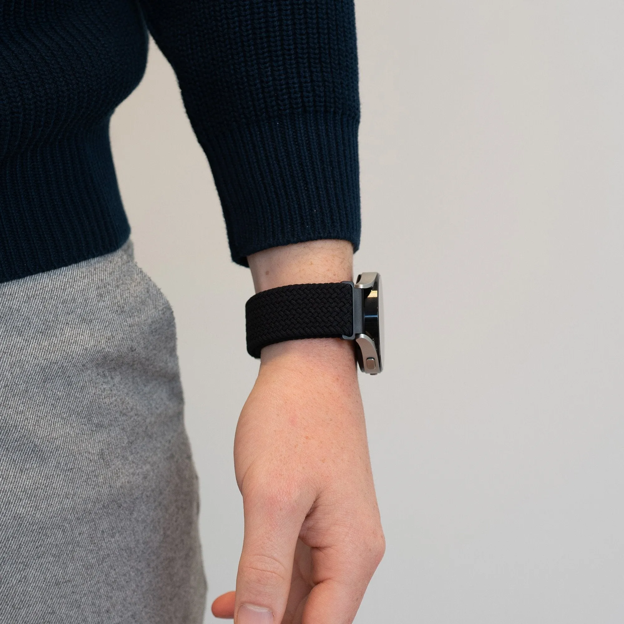 Editors Choice Bandz Redmi Watch 5 Active Woven Nylon Strap (Black)  Almost Gone!