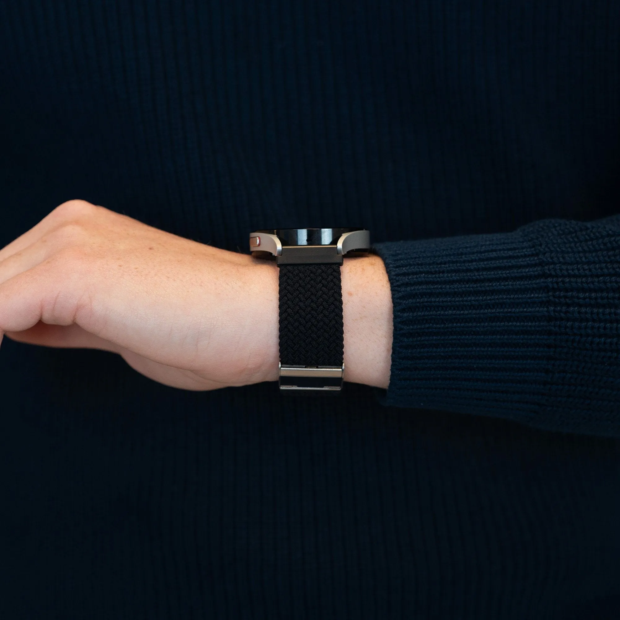 Editors Choice Bandz Redmi Watch 5 Active Woven Nylon Strap (Black)  Almost Gone!