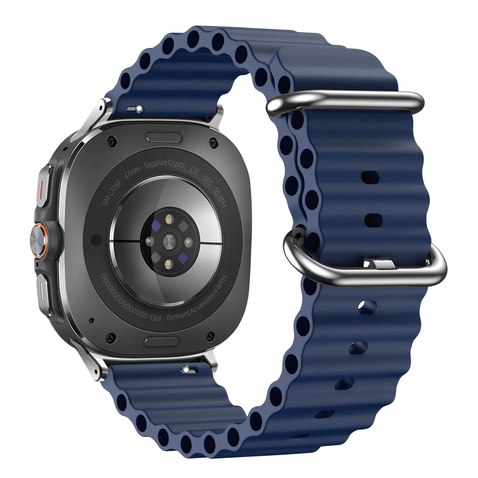 Editors Choice Bandz Samsung Galaxy Watch Ultra Ocean Strap 'Classic' (Dark Blue)  Today Only!