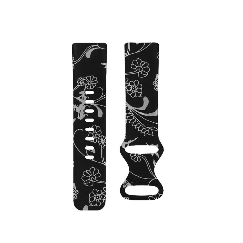 Editors Choice Black Floral Fitbit Charge 6 Strap  Almost Sold Out!
