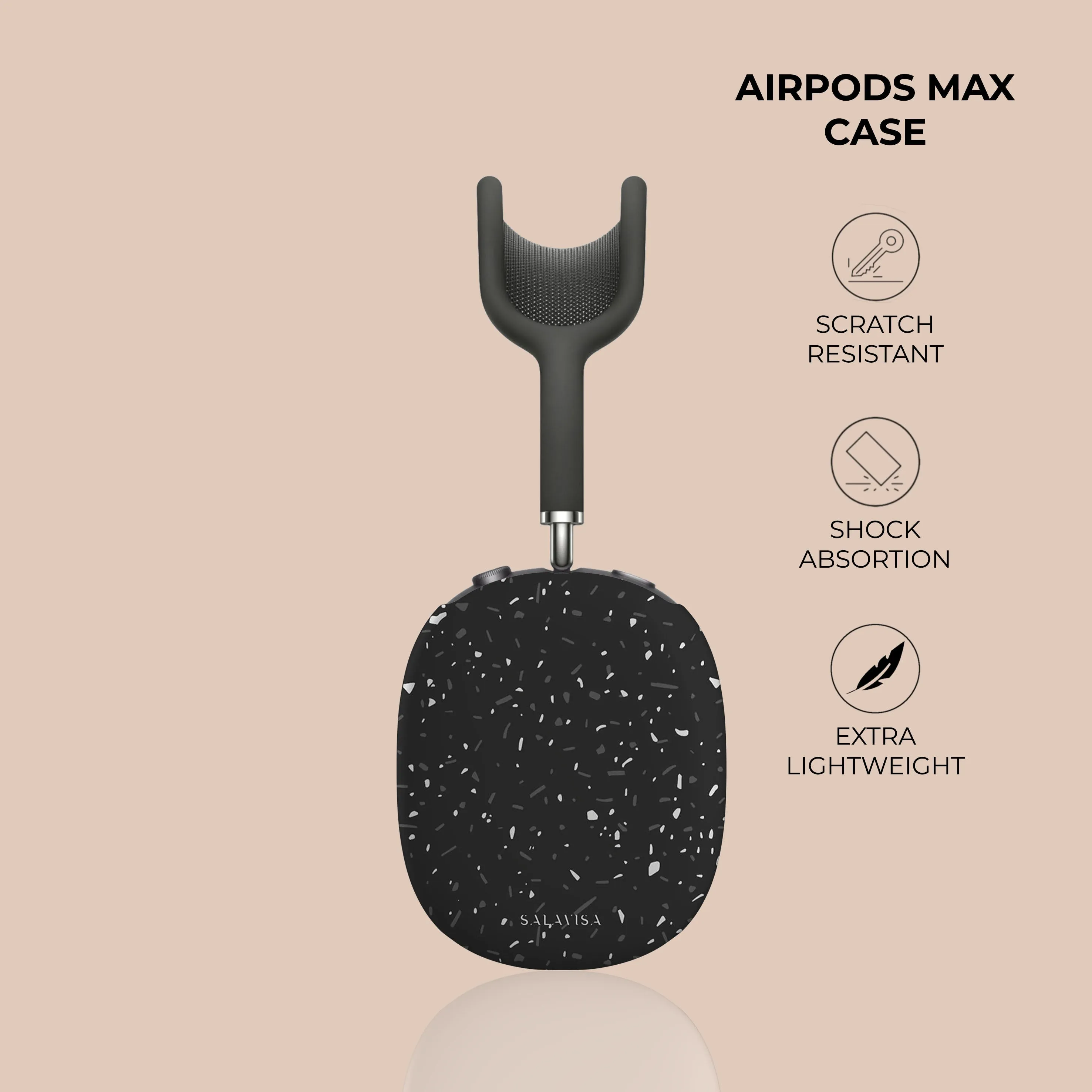 Editors Choice Black Terrazzo AirPods Max Case  Limited Stock!