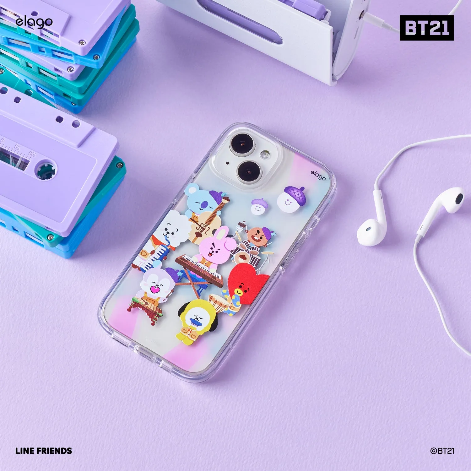 Editors Choice BT21 | elago Hope in Love Hybrid Case for iPhone 15  Going Fast!