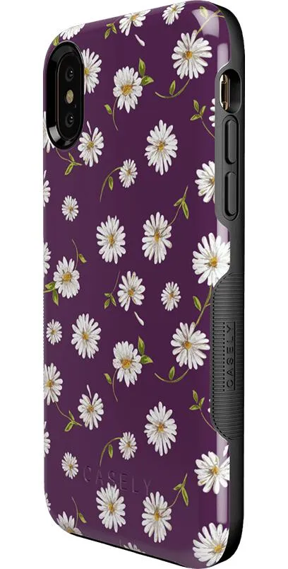 Editors Choice Daisy Daydream | Plum Purple Floral Case  Going Fast!