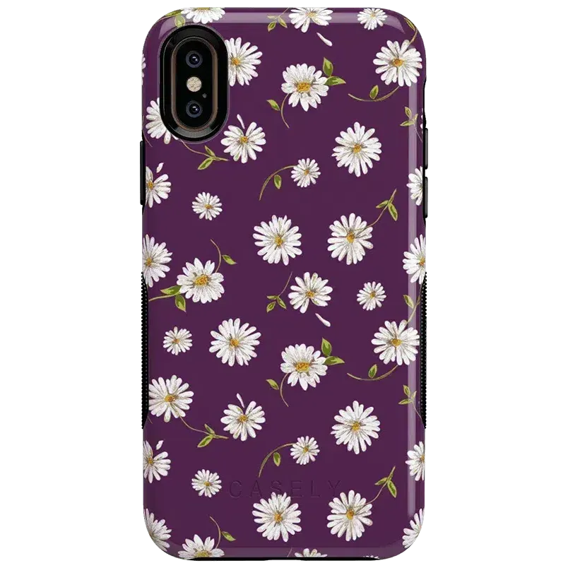 Editors Choice Daisy Daydream | Plum Purple Floral Case  Going Fast!