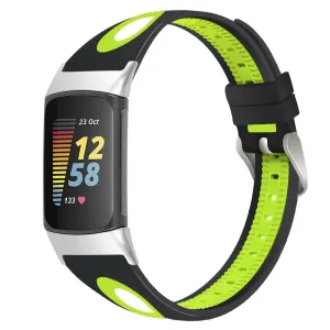 Editors Choice Fitbit Charge 6 Sport Strap with Buckle (Black/Yellow)  Limited Stock!