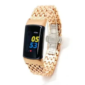 Editors Choice Fitbit Charge 6 Steel Strap Dragon (Rose Gold)  Limited Availability!
