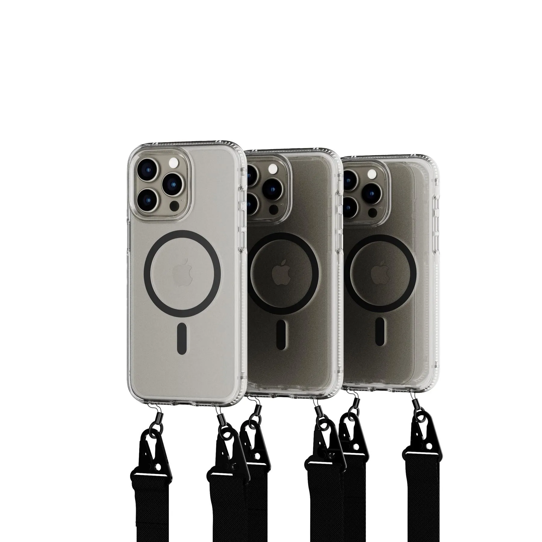 Editors Choice FlexQuartz - Apple iPhone 15 Pro Max Case MagSafe Compatible with Cross-Body - Black  Limited Availability!