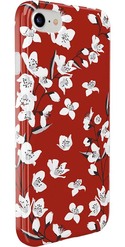 Editors Choice Floral Forest | Red Cherry Blossom Floral Case  Stylish & Comfortable