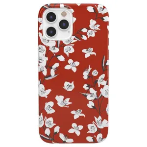 Editors Choice Floral Forest | Red Cherry Blossom Floral Case  Stylish & Comfortable