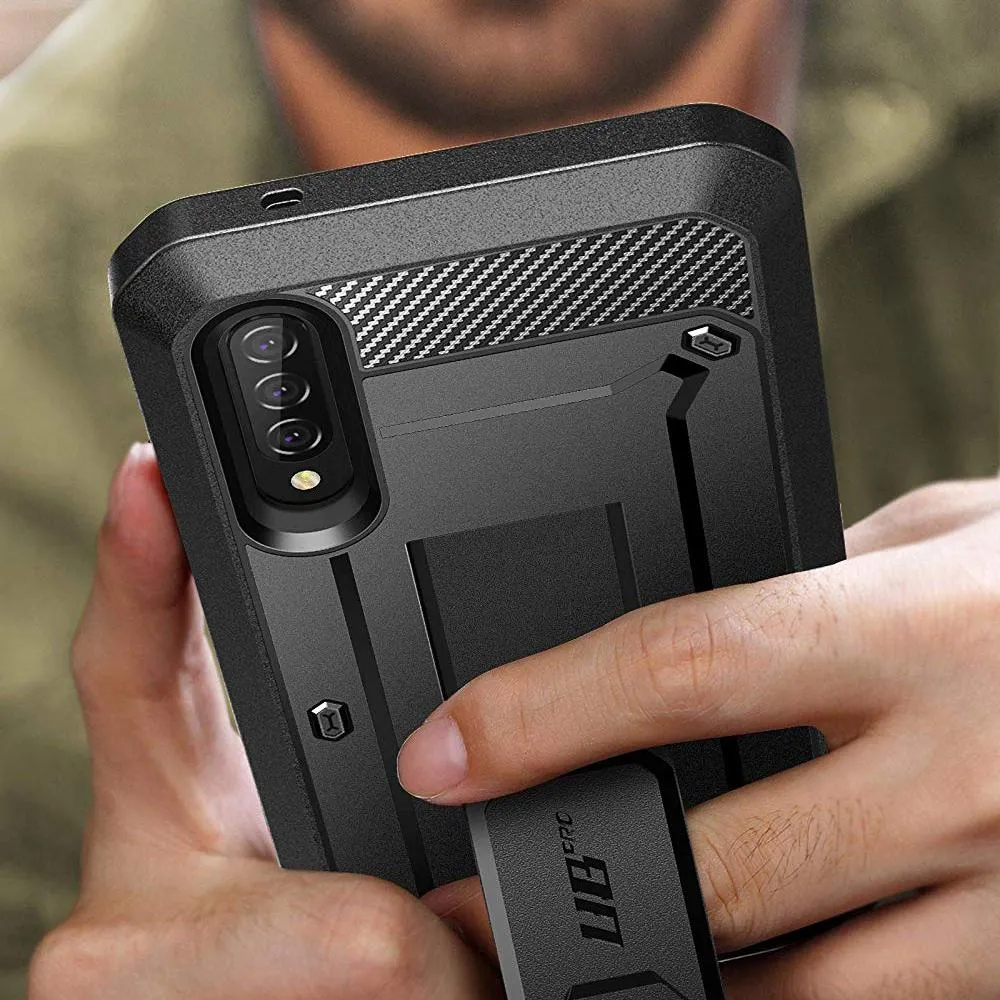 Editors Choice Galaxy A90 / A90 5G Unicorn Beetle Pro Rugged Holster Case-Black  Limited Release!