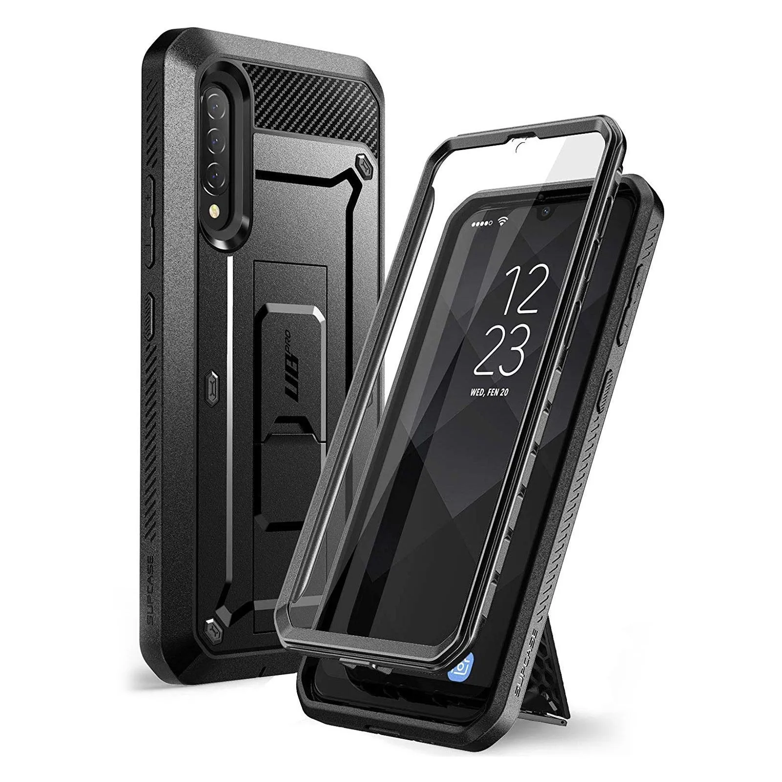 Editors Choice Galaxy A90 / A90 5G Unicorn Beetle Pro Rugged Holster Case-Black  Limited Release!