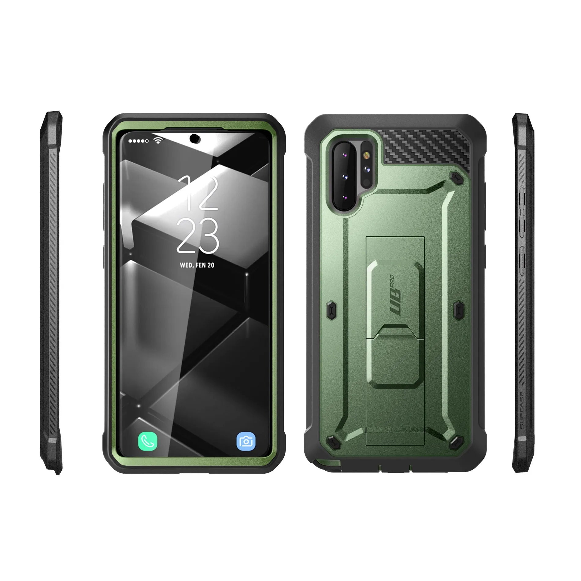 Editors Choice Galaxy Note10 Plus / Note10 Plus 5G Unicorn Beetle Pro Full-Body Rugged Case-Dark Green  Almost Gone!