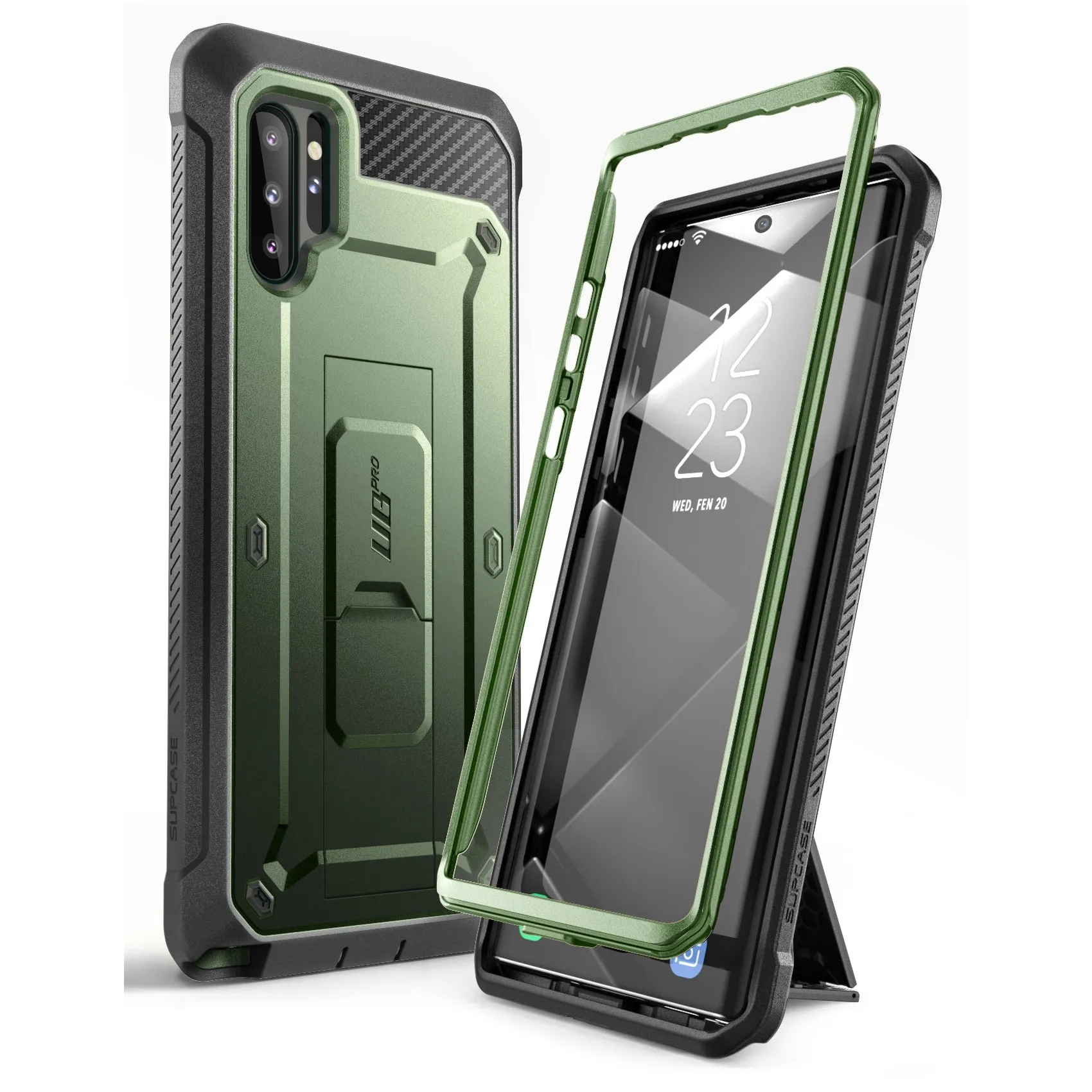 Editors Choice Galaxy Note10 Plus / Note10 Plus 5G Unicorn Beetle Pro Full-Body Rugged Case-Dark Green  Almost Gone!