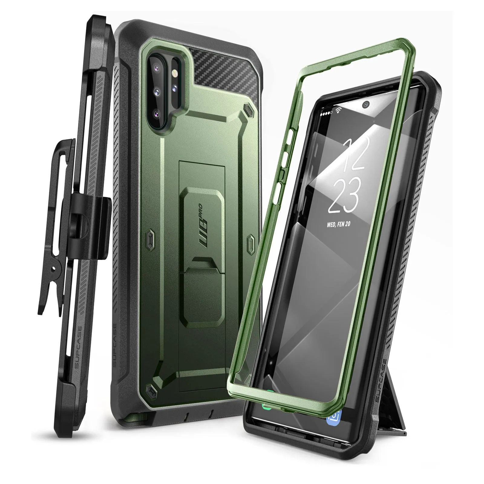 Editors Choice Galaxy Note10 Plus / Note10 Plus 5G Unicorn Beetle Pro Full-Body Rugged Case-Dark Green  Almost Gone!