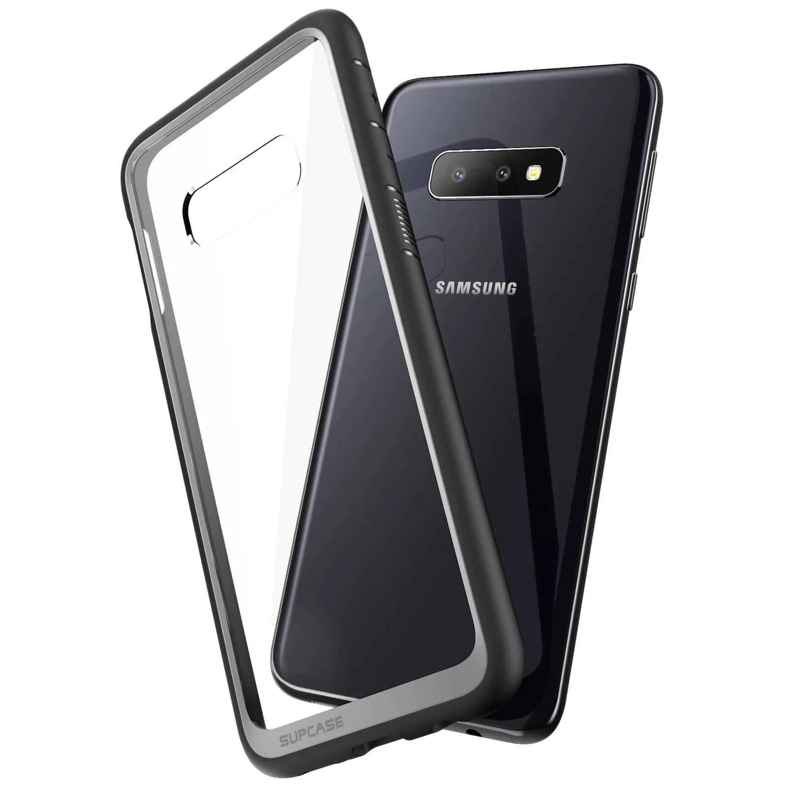 Editors Choice Galaxy S10e Unicorn Beetle Style Clear Case-Black  Last Few Pieces!