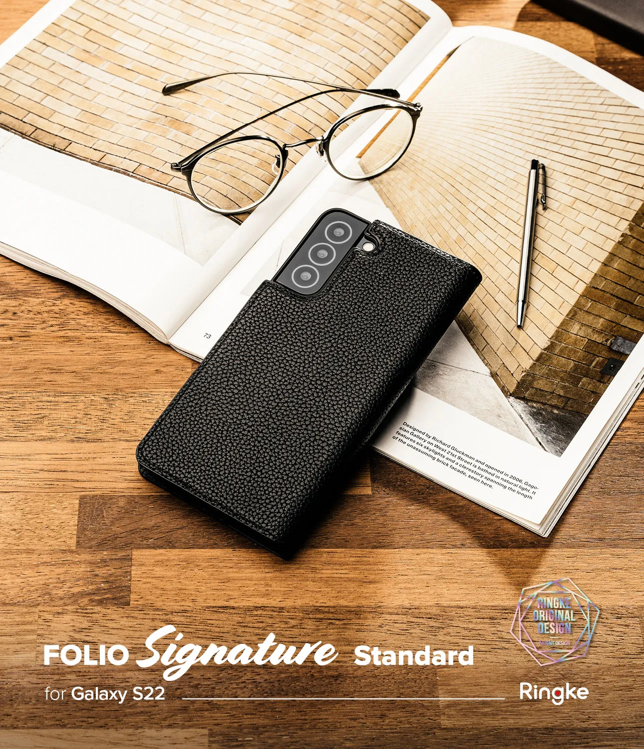 Editors Choice Galaxy S22 Case | Folio Signature Standard  Last Few Pieces!