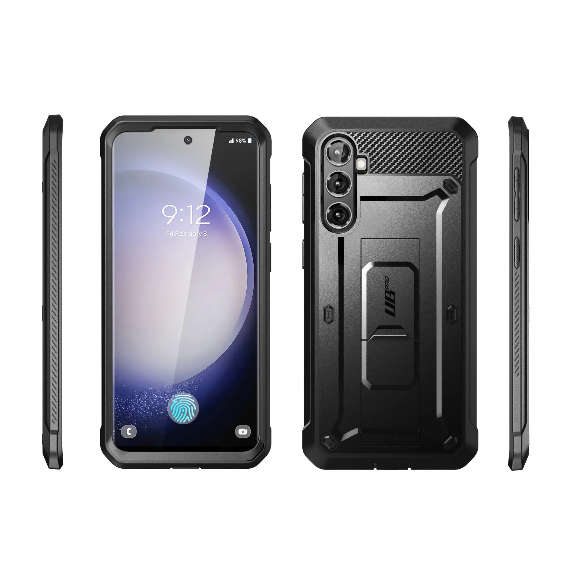 Editors Choice Galaxy S24 FE Unicorn Beetle PRO Rugged Case-Black  Almost Gone!