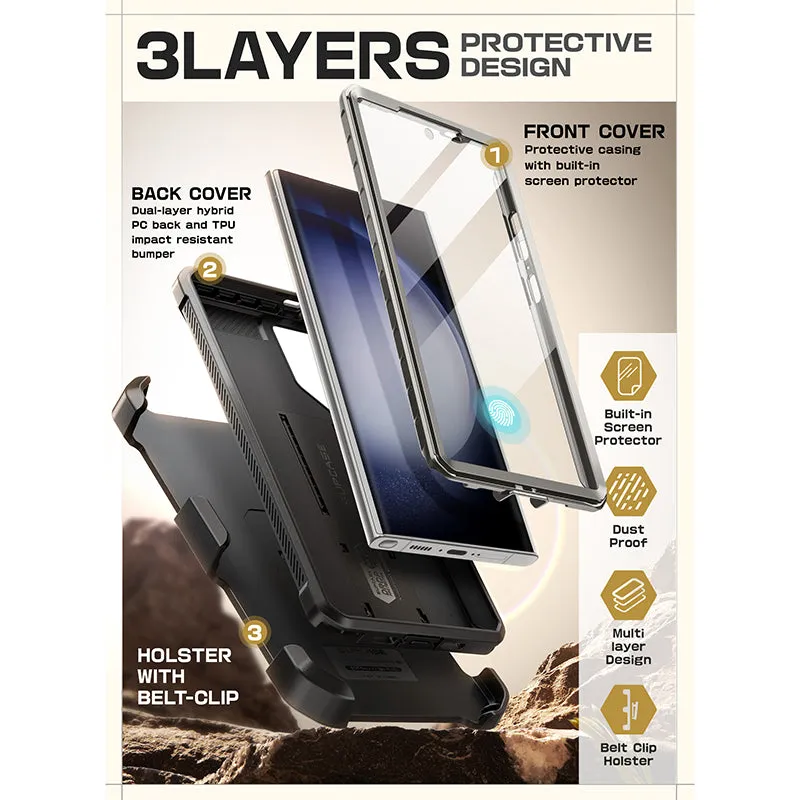 Editors Choice Galaxy S24 Ultra Unicorn Beetle PRO Rugged Case-Titan Gray  Limited Availability!