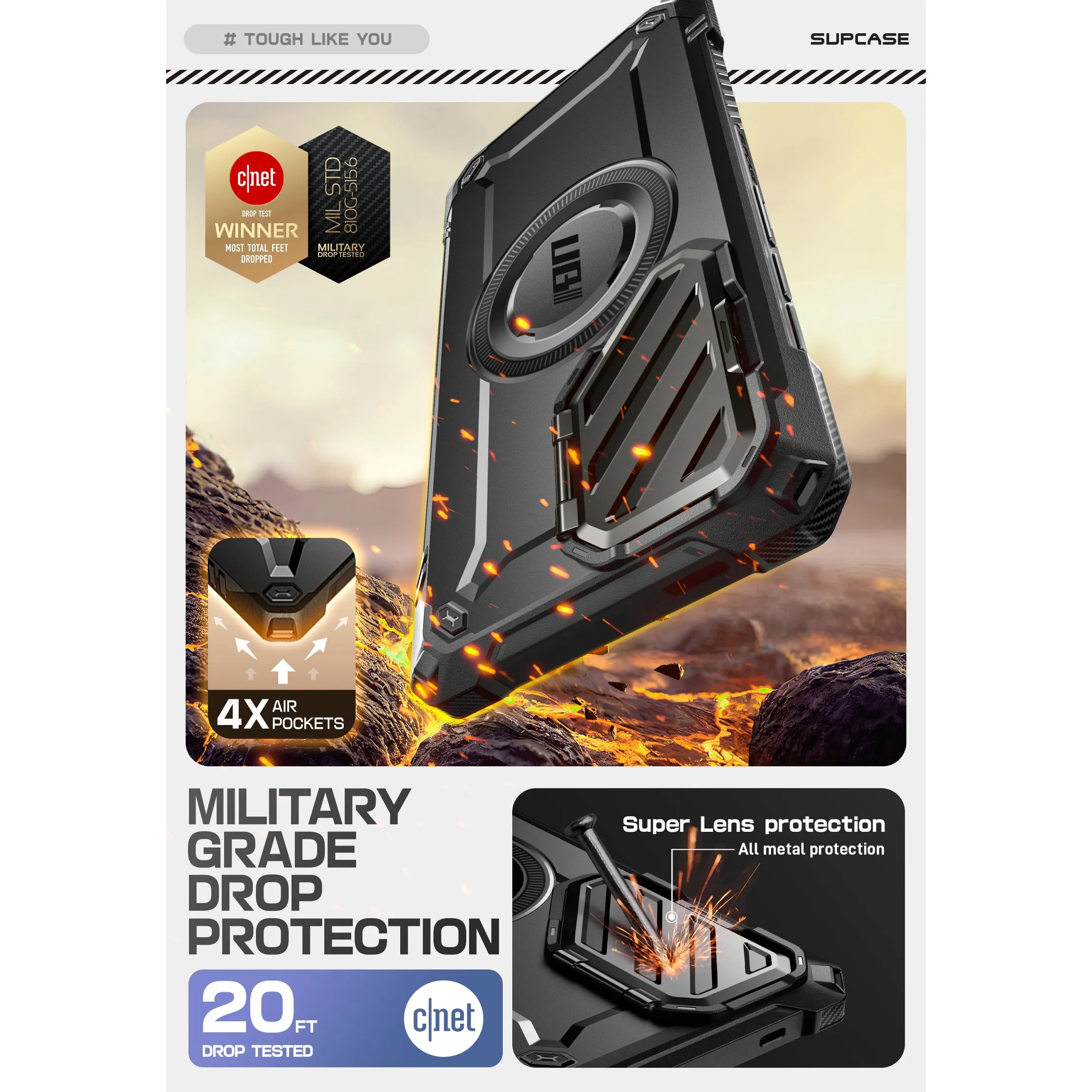 Editors Choice Galaxy S25 Ultra Unicorn Beetle MAG XT Bumper Case -Black  Almost Gone!