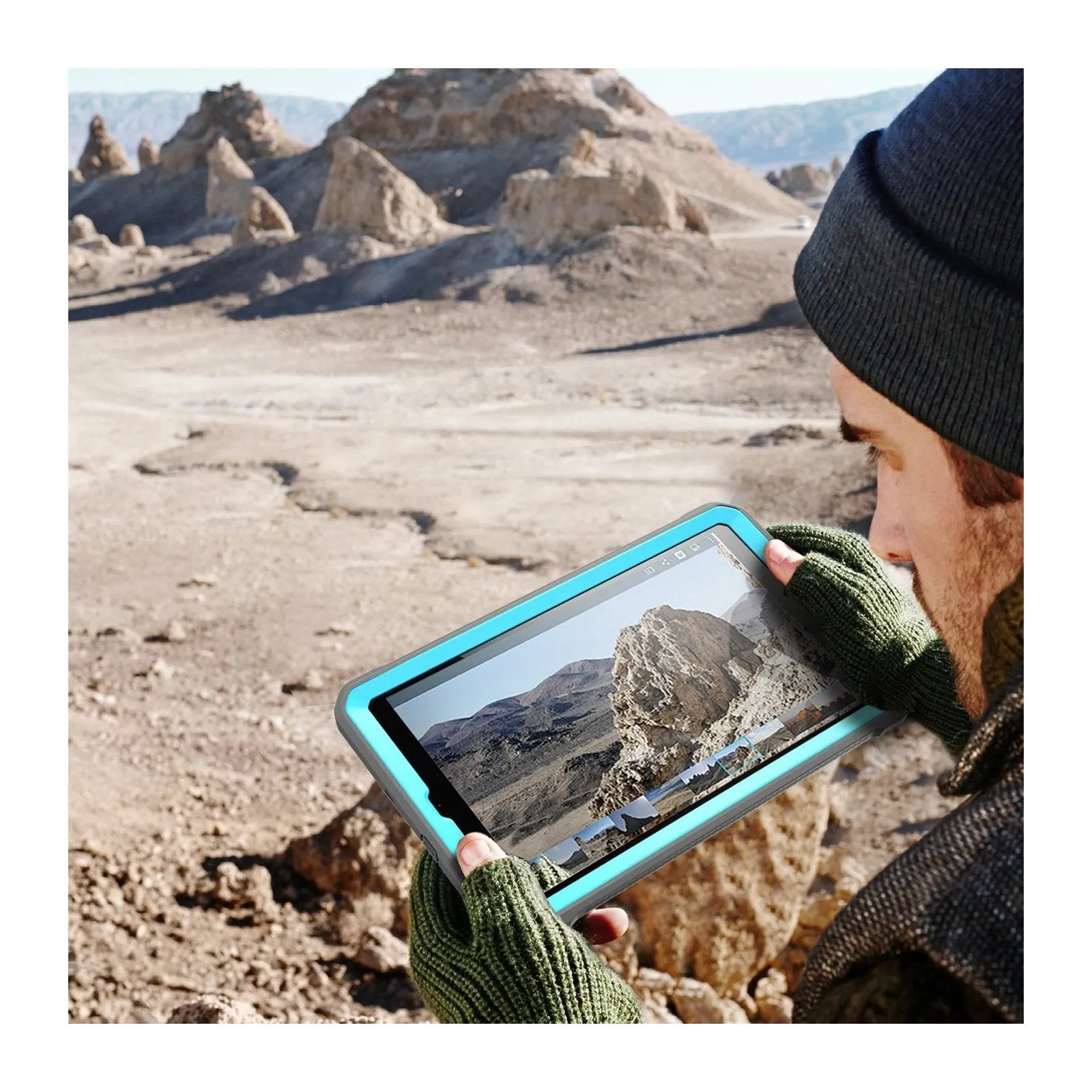 Editors Choice Galaxy Tab A 8 inch (2018) Unicorn Beetle Pro Rugged Case-Blue  Limited Availability!
