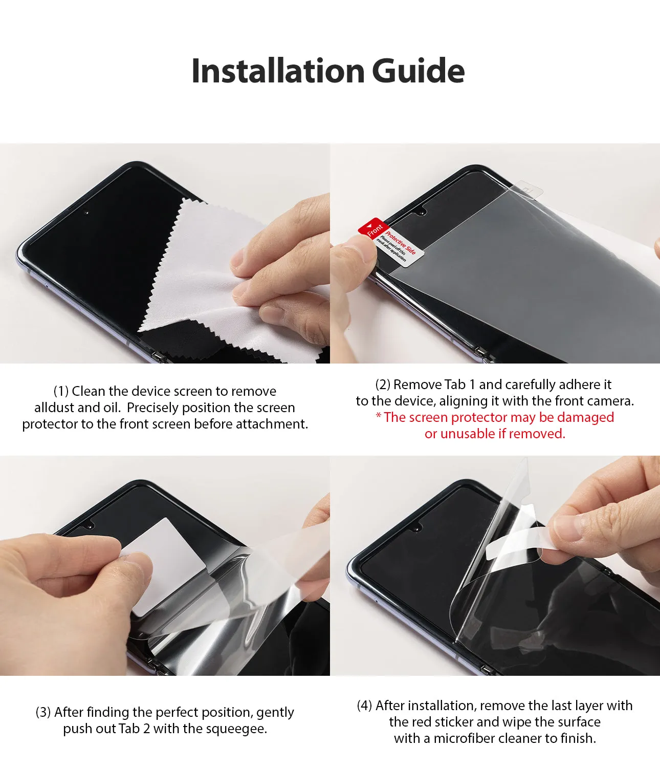 Editors Choice Galaxy Z Flip Screen Protector | Invisible Defender  Limited Release!