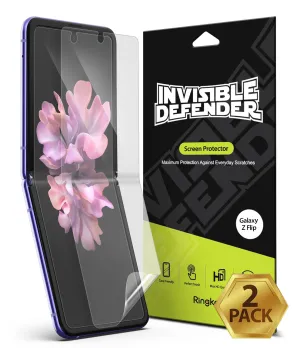 Editors Choice Galaxy Z Flip Screen Protector | Invisible Defender  Limited Release!
