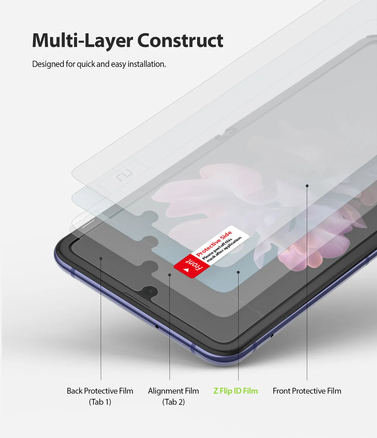 Editors Choice Galaxy Z Flip Screen Protector | Invisible Defender  Limited Release!