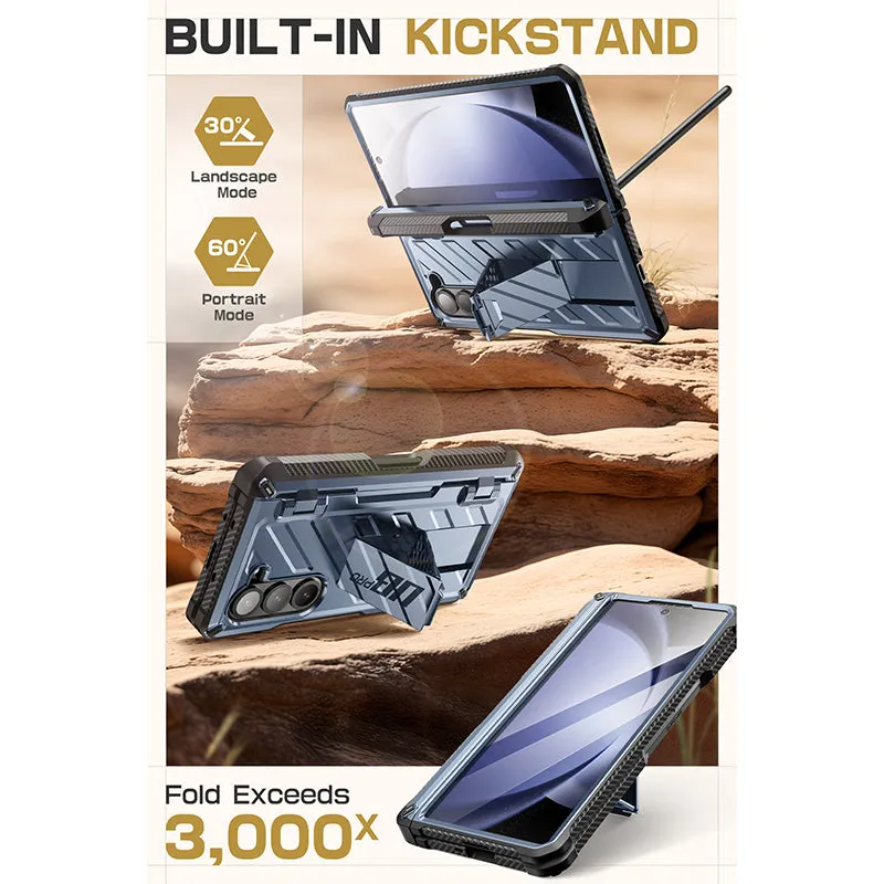 Editors Choice Galaxy Z Fold6 Unicorn Beetle PRO Rugged Case - Metallic Blue  Today Only!