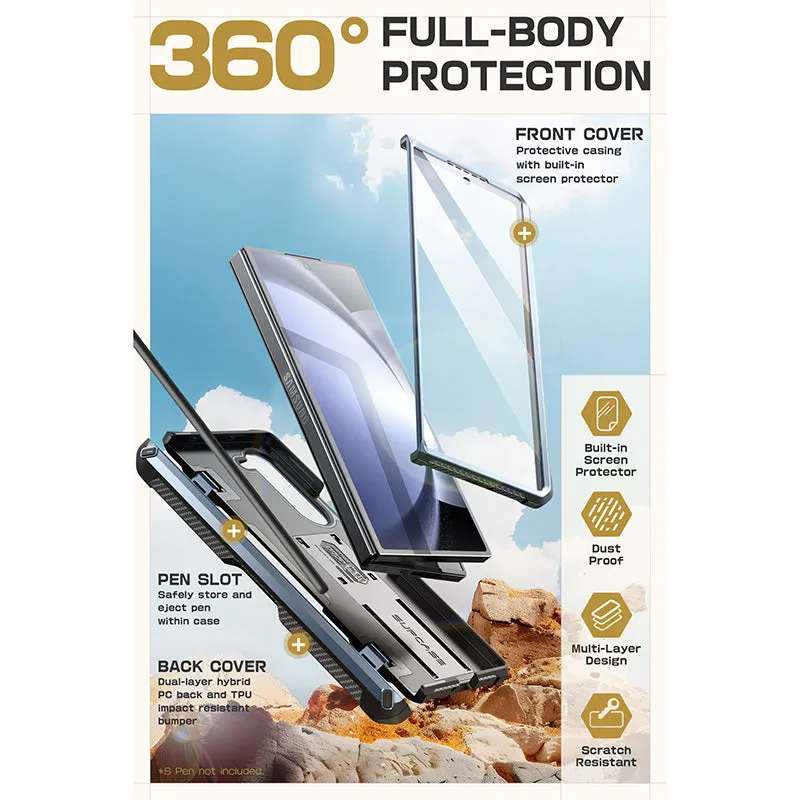 Editors Choice Galaxy Z Fold6 Unicorn Beetle PRO Rugged Case - Metallic Blue  Today Only!