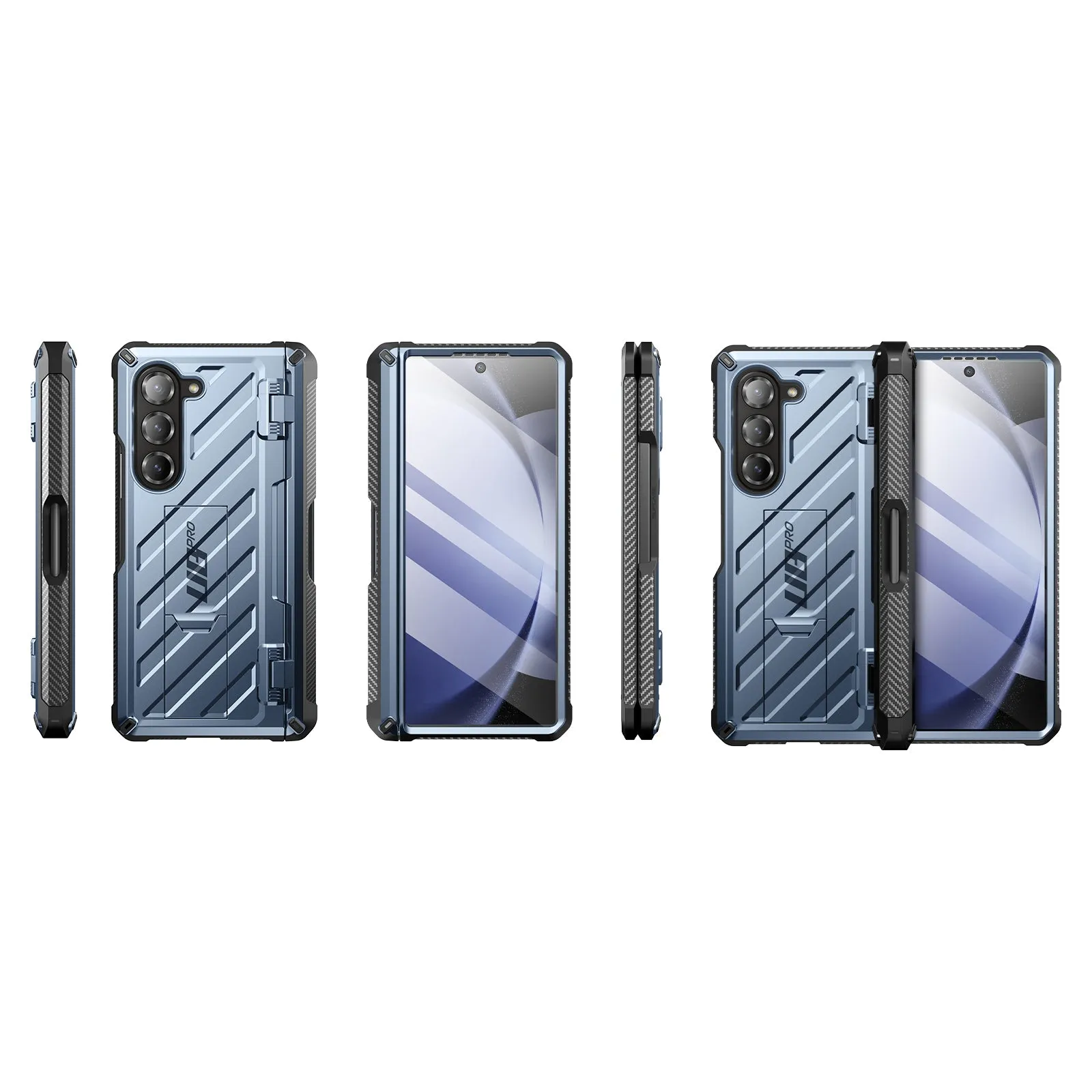 Editors Choice Galaxy Z Fold6 Unicorn Beetle PRO Rugged Case - Metallic Blue  Today Only!
