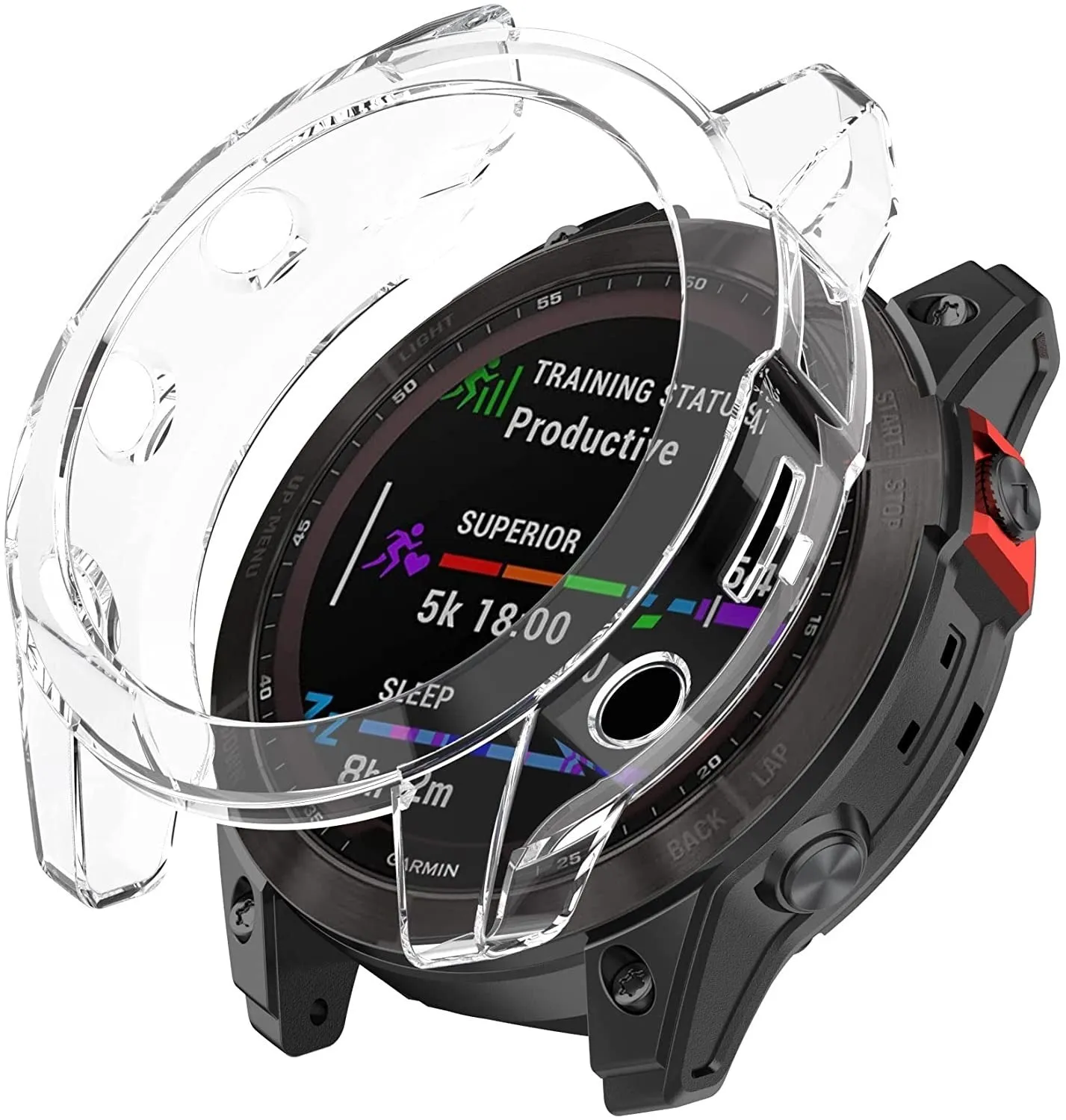 Editors Choice Garmin Fenix 7x (Solar) TPU Case (Transparent)  Ends Soon!