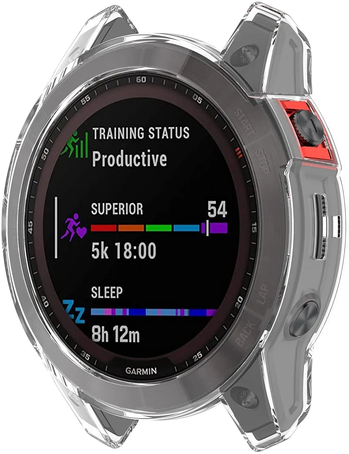 Editors Choice Garmin Fenix 7x (Solar) TPU Case (Transparent)  Ends Soon!