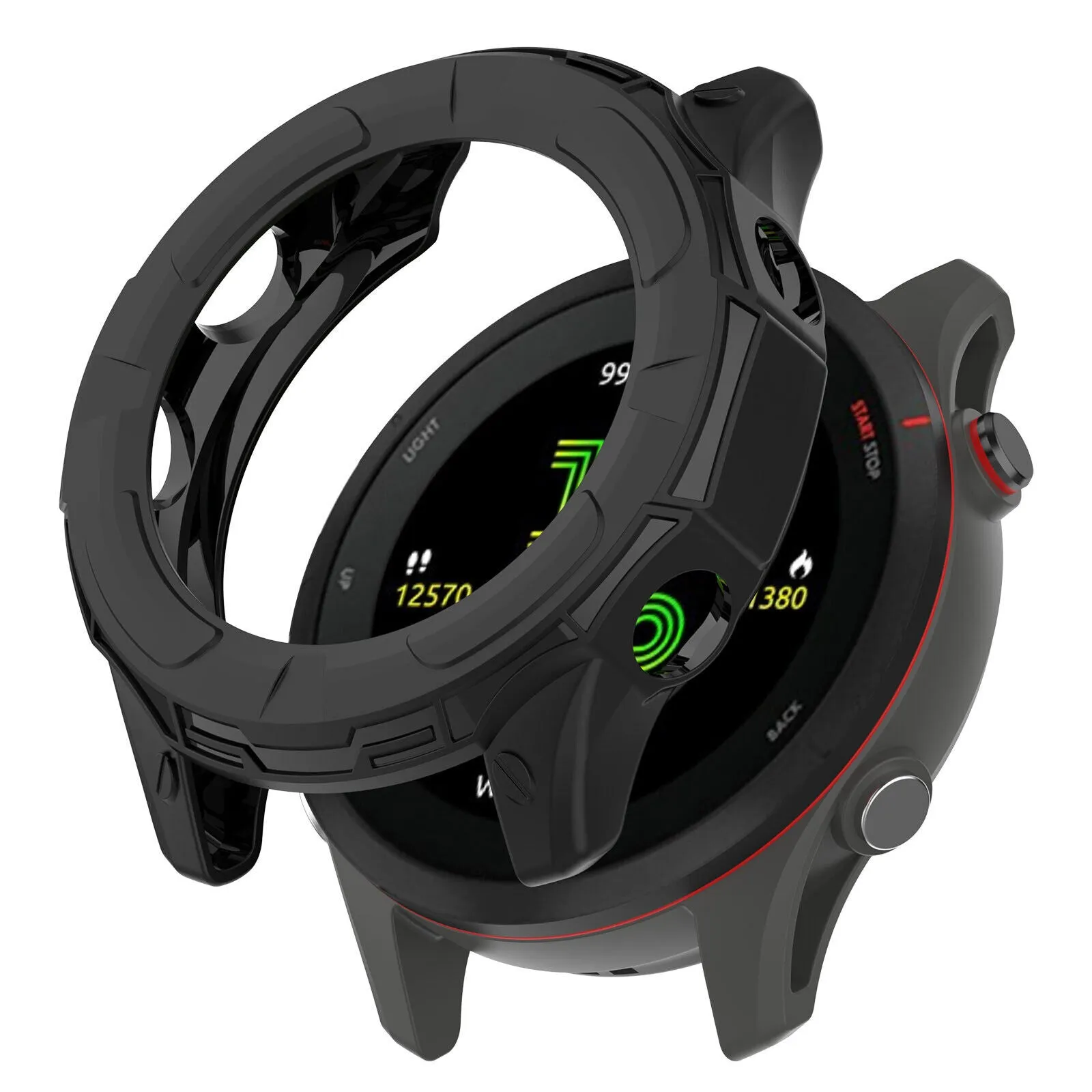 Editors Choice Garmin Forerunner 255 Protective Case (Black)  Almost Gone!