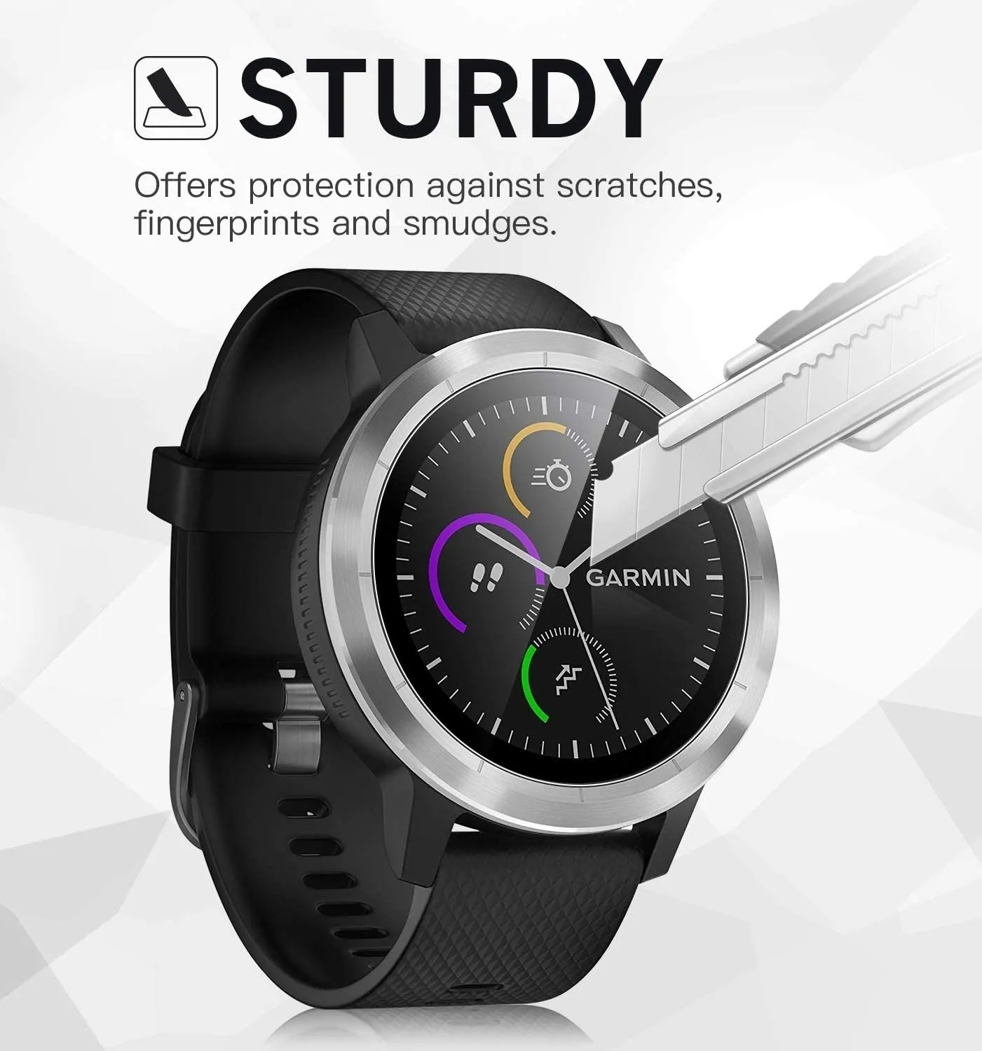 Editors Choice Garmin Vivoactive 3 tempered glass  Stylish & Comfortable