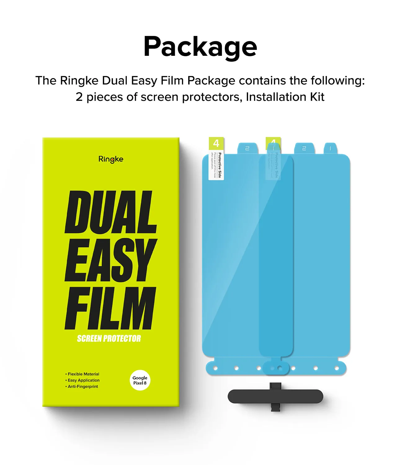 Editors Choice Google Pixel 8 Screen Protector | Dual Easy Film  Limited Release!