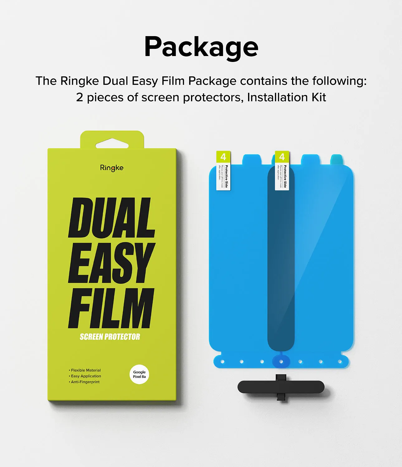 Editors Choice Google Pixel 8a Screen Protector | Dual Easy Film  Limited Stock!