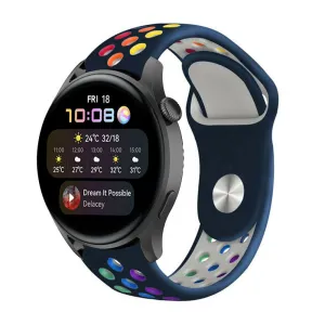Editors Choice Huawei Watch 3 (Pro) sports Strap (dark blue Colourful)  Last Chance!